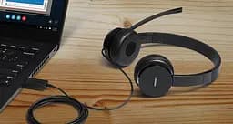 Гарнітура Lenovo ПК стерео On-ear 100 USB 1.8 м чорний (4XD0X88524) - мініатюра 2