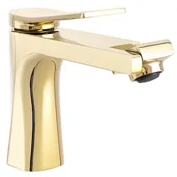 Смеситель для умывальника Rea Soul низкий gold 360 REA-B9959 Золотой