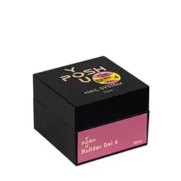 Гель для наращивания ногтей однофазный YouPosh ТМ UV Gel/LED 15мл №04 Pione Темно-розовый