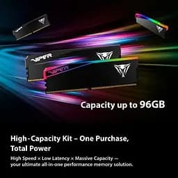 Модуль пам'яті для комп'ютера DDR5 64GB (2x32GB) 6400 MHz Viper Elite 5 Ultra Patriot (VEU564G6432K) - мініатюра 17