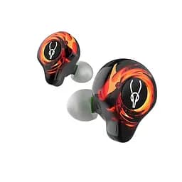 Бездротові Bluetooth навушники Sabbat G12 Elite Truth з підтримкою ігрового режиму чорно-помаранчеві - мініатюра 2