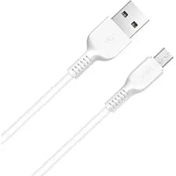 Кабель Hoco X20 Flash Micro charging cable L-2 м Білий