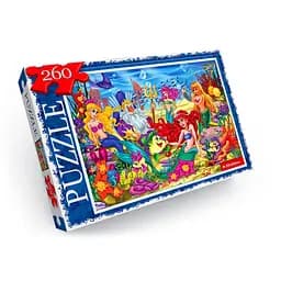 Пазли дитячі Русалочка C260-12-08, 260 елементів