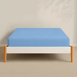 Простирадло Cosas на резинці фланель 90х190х25 wave, лазуровий (Flannel_42Wave_90x190x25) - мініатюра 3