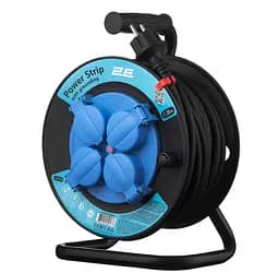 Сетевой удлинитель на катушке 2E CR4315 REEL 20м, 4xТипF, IP44, 16A - мініатюра 1