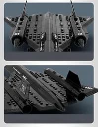 Конструктор Wange літак розвідник  SR-71 Blackbird Чорний дрізд  військова техніка авіація ,183 деталі - мініатюра 5