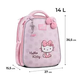 Рюкзак для початкової школи Kite Education каркасний 555 HK-2 Рожевий (HK26-555S-2) - мініатюра 3