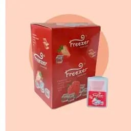 Смужки Freezer полунична насолода, для свіжого подиху,  у наборі 24 коробочки по 20 смужок-аркушів у кожній - мініатюра 3