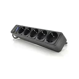 Мережевий фільтр живлення Merlion 5 розеток, 1,8 м + 2*USB (B518U) - мініатюра 2