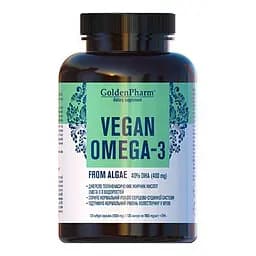 Омега-3 Golden Pharm Веганские капсулы 1005 мг 120 шт.
