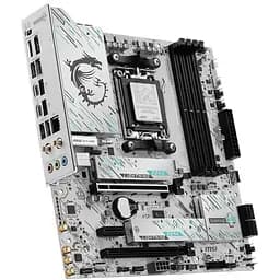 Материнська плата MSI AM5 B850M Gaming PLUS WIFI, B850, 4xDDR5, Int.Video (CPU), 4xSATA3, 2xM.2, 1xPCI-E 5.0 x16, 1xPCI-E 4.0 x16, 1xPCI-E 3.0 x1, ALC897, 8126 5G, WiFi 7, Bluetooth 5.4, 11xUSB 3.2 / 4xUSB 2.0, HDMI/DP, MicroATX - мініатюра 4
