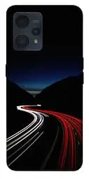 Чехол Demsky Красно-белая дорога для Realme 9 4G/9 Pro+