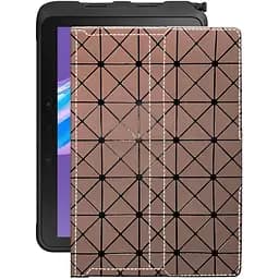 Чехол StatusCASE из экокожи для планшета Samsung Galaxy Tab Active Pro 2019 Коричневый ромб