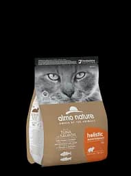 Сухий корм для дорослих котів Almo Nature Holistic з тунцем та лососем 2 кг