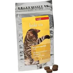 Харчова добавка для виведення шерсті у котів Candioli Bolo Via 40 г