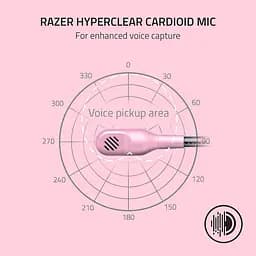 Навушники Razer ігрові геймерська гарнітура Blackshark V2 X (RZ04-03240800-R3M1) Quartz рожева - мініатюра 9