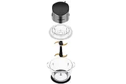 Подрібнювач Ardesto CHK-4001BR, Black/Silver, 400W, ємність 1 л, 1 режим, захист від перегріву - мініатюра 3