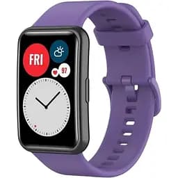 Ремінець DK для Huawei Watch Fit / Fit SE Silicone Sport Full Light Classic (viola)