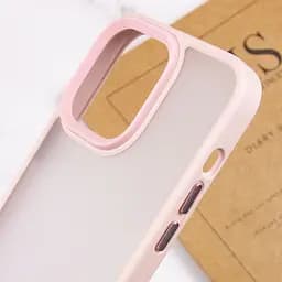 TPU+PC чохол Metal Buttons для Apple iPhone 14 Pro Max 6.7" Розовий - мініатюра 5