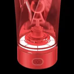 Шейкер спортивний електричний VOLTRX VortexBoost 600 мл Tritan Red (Vortex_Red) - мініатюра 2