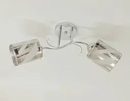 Люстра потолочная на 2 плафона 6247E/2 Хром