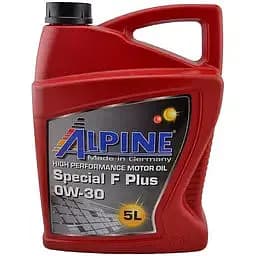 Олива моторна синтетична Alpine 0W-30 Special F Plus Acea C2 Ford WSS-M2C950-A, Jaguar/Land Rover STJLR.03.5007 5 л (29721)