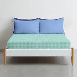Простирадло Cosas на резинці в дитяче ліжечко 60х120 mint dots, м'ята (DotsMint_120) - мініатюра 4