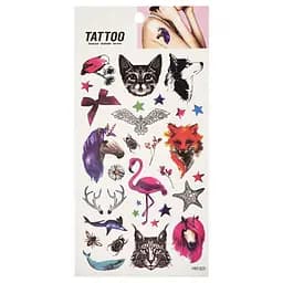 Тимчасове татуювання Тварини та зірки Tattoo 1020-HM1625