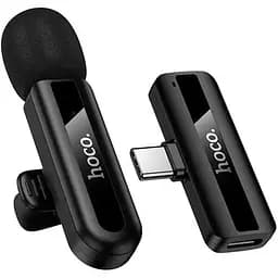 Микрофонная радиосистема Hoco L20 USB-C Black (6942007655491) [158602]