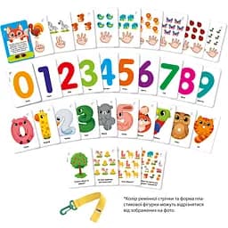 Набір навчальних карток "Цифри та рахунок" Vladi Toys VТ2000-23 укр
