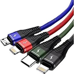 USB кабель Kaku KSC-099 4-in-1 Type-C / MicroUSB / Lightning