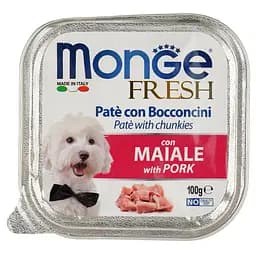 Вологий корм Monge Dog Fresh зі свининою, 100 г - мініатюра 2