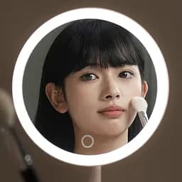 Дзеркало для макіяжу з LED підсвіткою Xiaomi DOCO DayLight Mirror 2.0 (XM001) - мініатюра 3