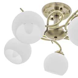 Люстра стельова Brille в спальню E27 60W BZ (LK-568C/5) - мініатюра 3