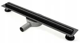 Душовий канал Rea Neo Slim Pro black 70 см REA-G8901 - мініатюра 4
