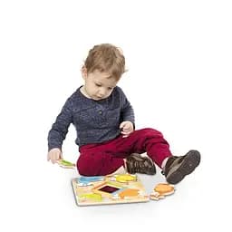 Дзеркальний формовий пазл Melissa&Doug Пухнасті домашні тварини, 4 елементи (MD1898) - мініатюра 3