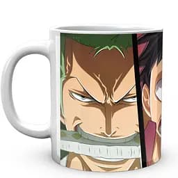 Кружка GeekLand One Piece Большой Куш Зорро Луффи Санджи OP 002.024 330 мл белая