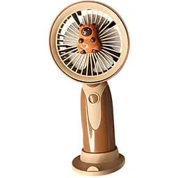 Дитячий портативний USB-вентилятор на акумуляторі Капібара коричневий (HK59-15C)