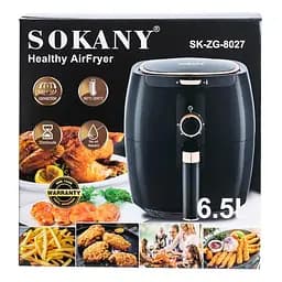 Аерофритюрниця безмасляна Sokany SK-8027 6.5л електрична з механічним керуванням 1300Вт - мініатюра 10