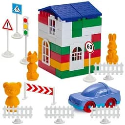 Конструктор Colorplast Лидер №2 80 деталей 1-220 