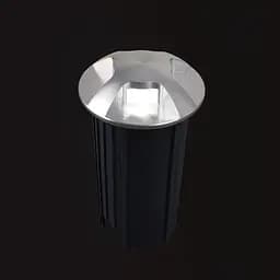 Світильник Brille грунтовий врізний LED 2W CW IP54 SV (AL-625) - мініатюра 3
