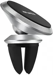 Автотримач AWEI X5 Air Vent Magnet 360 Degree Rotate Car Mount Holder Silver - мініатюра 3