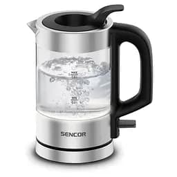Електрочайник Sencor 0.5 л Strix пластик в комплекті 2 склянки + 2 ложки скло нержавіюча сталь kuh0015372 - мініатюра 6
