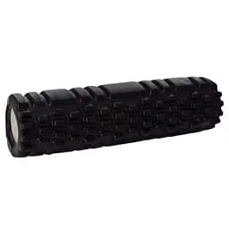 Массажный ролик MS 1836-B из EVA-пены для йоги и фитнеса черный 30 × 8.5 см