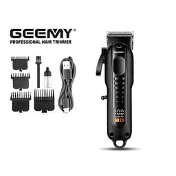 Тример акумуляторний, машинка для стрижки волосся з насадками Geemy GM-8040 - мініатюра 2
