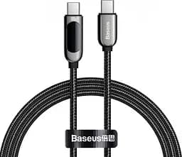 Кабель Baseus Display Fast Charging Data Cable Type-C to Type-C 100W 1m CATSK-B01 Black