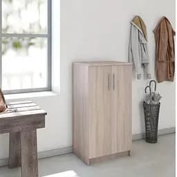 Шкаф с полками для одежды и обуви Forte Felix 1080x562x402 мм Дуб сонома (id27-0000-19-sonoma)