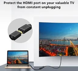 Удлинитель HDMI (папа) - HDMI (мама) Merlion HF05 0.5m, v2.0, OD-7.0mm - мініатюра 3