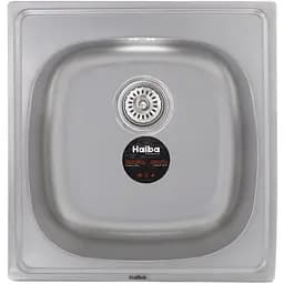 Мойка кухонная HAIBA 50x47 satin (HB0543)