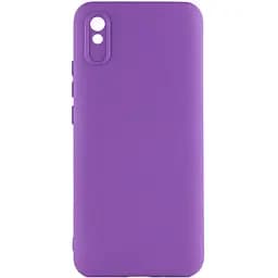 Чохол Silicone Cover Lakshmi Full Camera (A) для Xiaomi Redmi 9A Фіолетовий / Purple